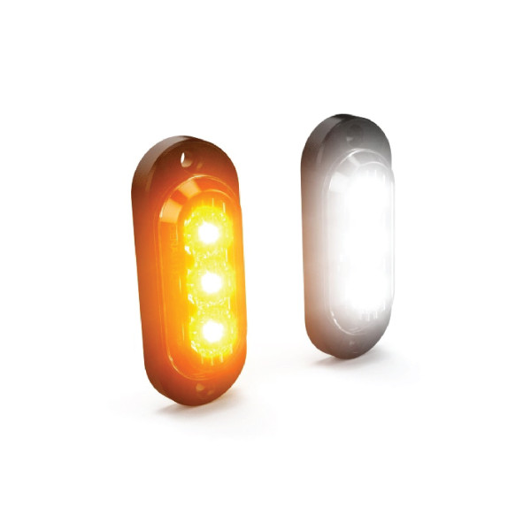 Denali DENALI T3 Modular Switchback Signal Pods | Front - White/Amber